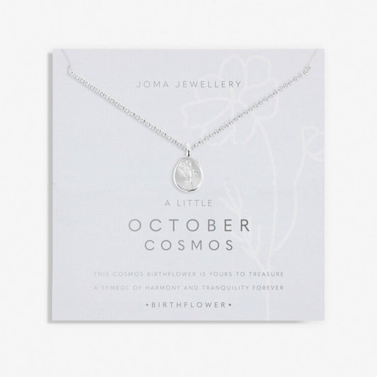 Birth Flower A Little 'October' Cosmos Necklace