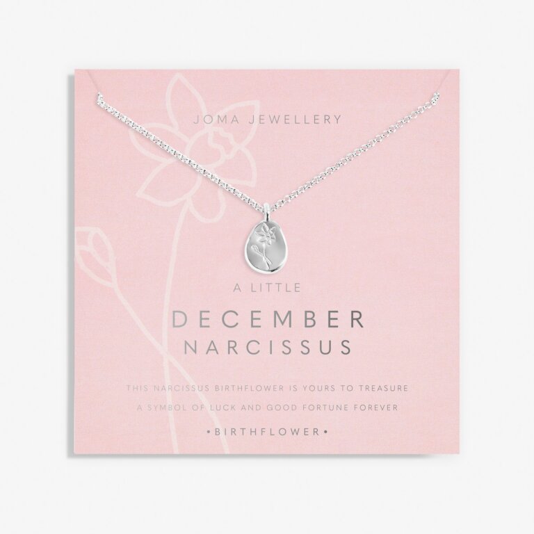 Birth Flower A Little 'December' Narcissus Necklace