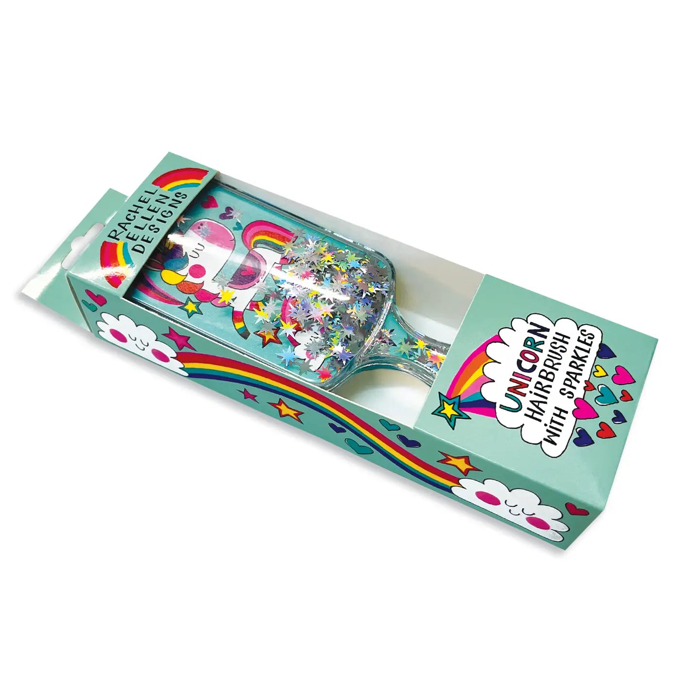 Unicorn Hairbrush with Sparkles