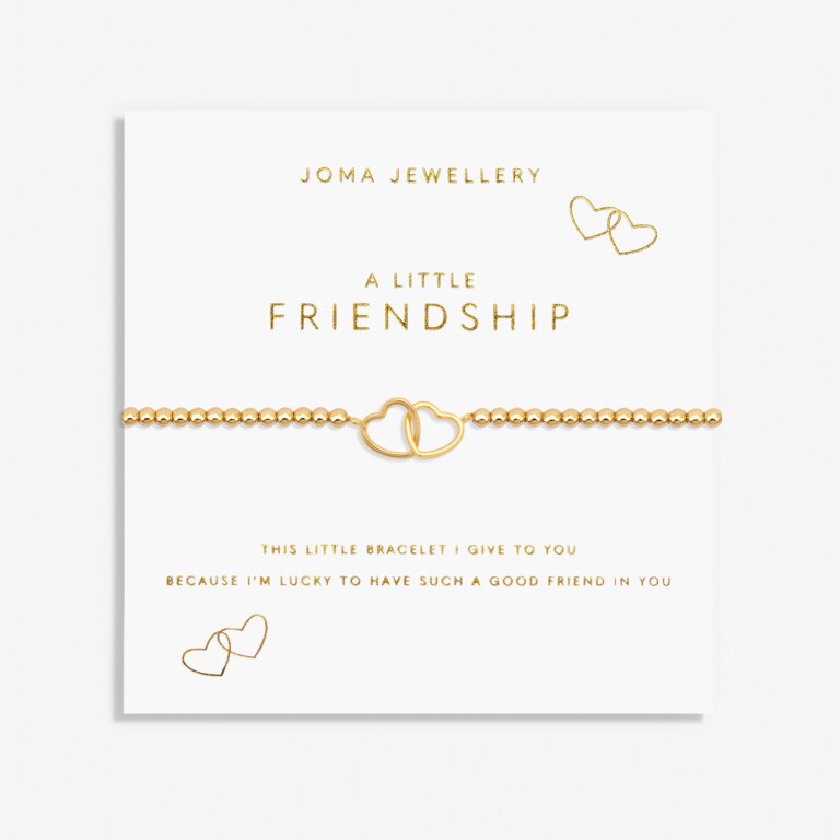 A Little 'Friendship' Bracelet In Gold Plating