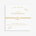A Little 'Friendship' Bracelet In Gold Plating