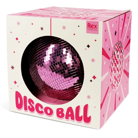 Hanging Disco Ball (20cm) - Pink