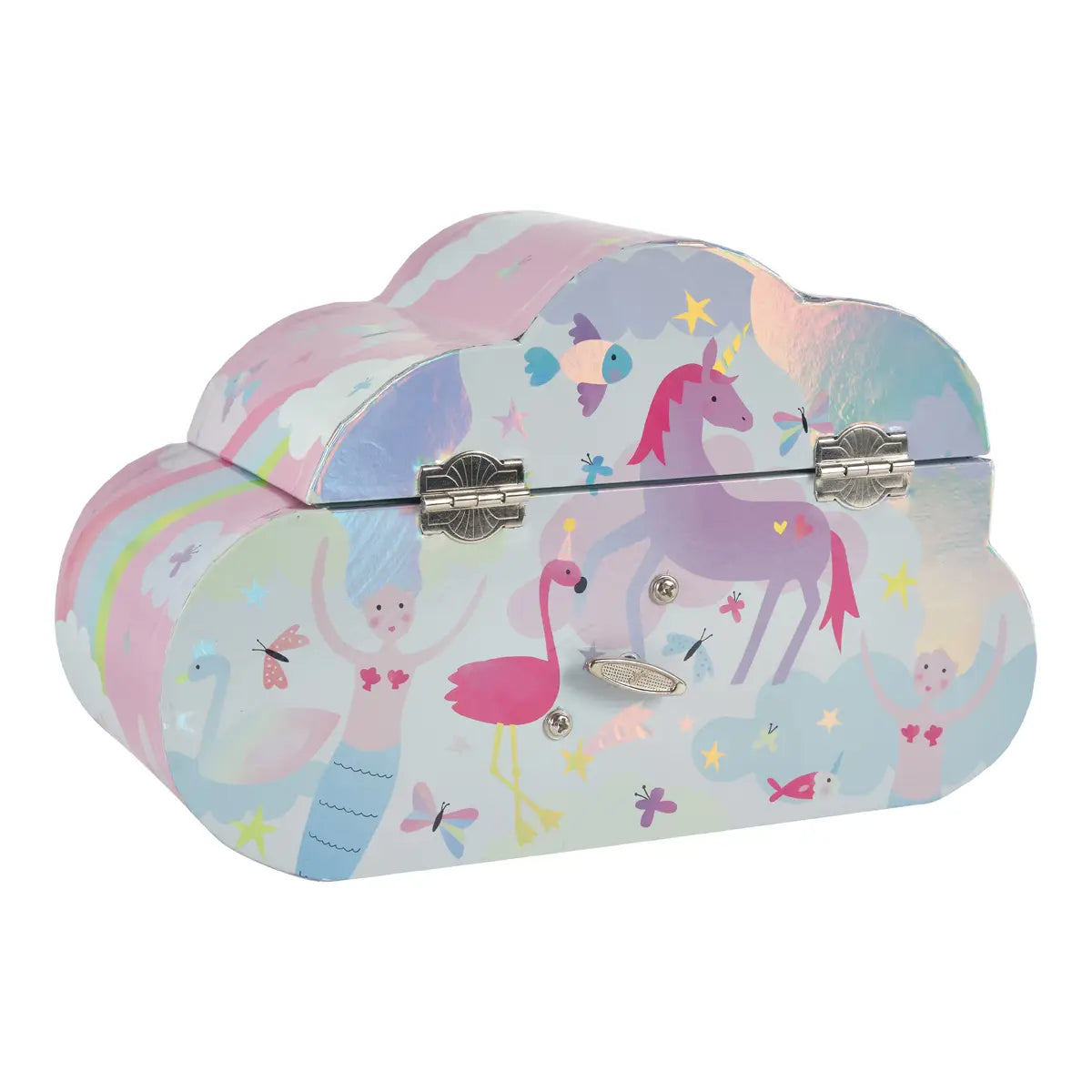 Musical Jewellery Box Cloud Shape - Fantasy