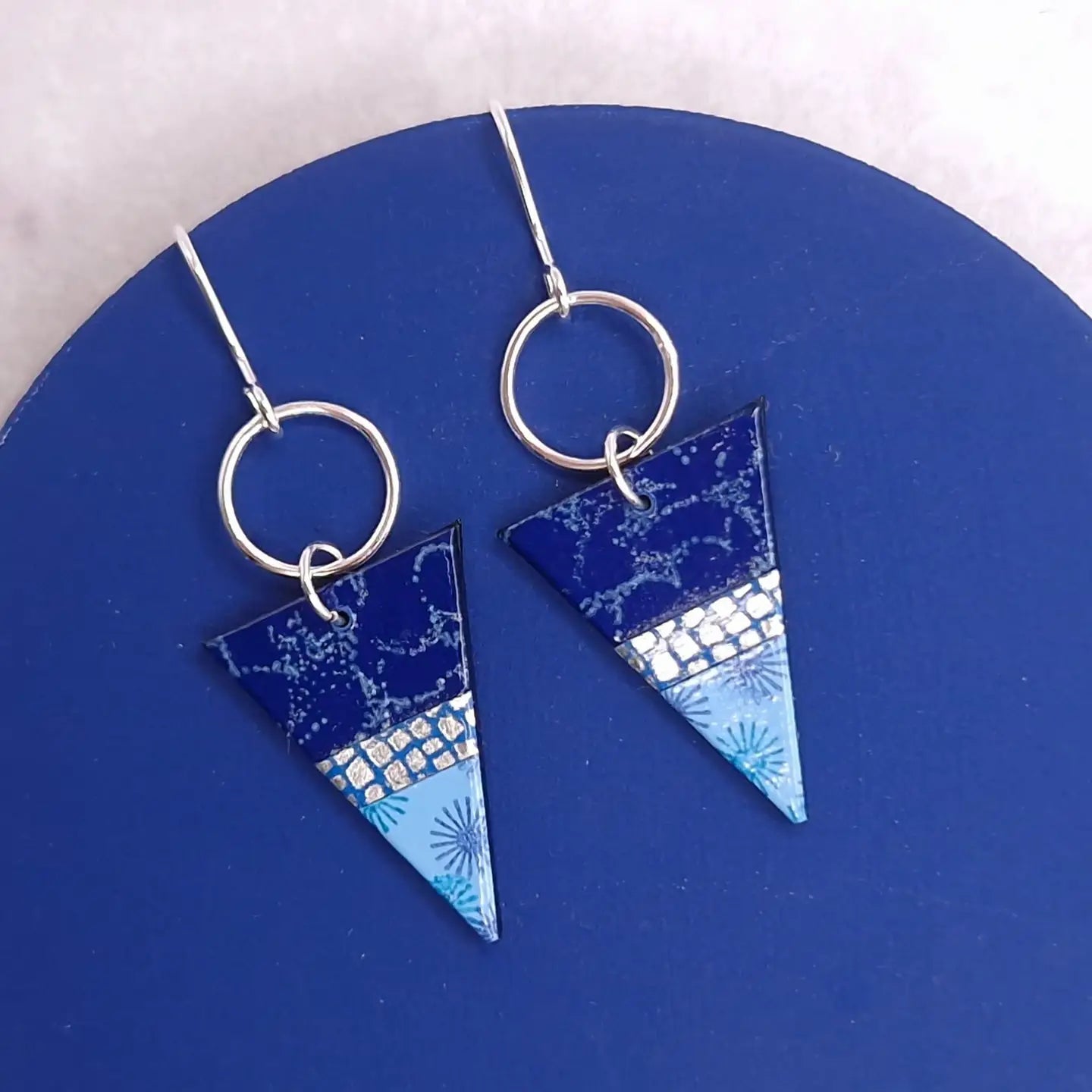 Triangle Earrings Hook - Summer Skies