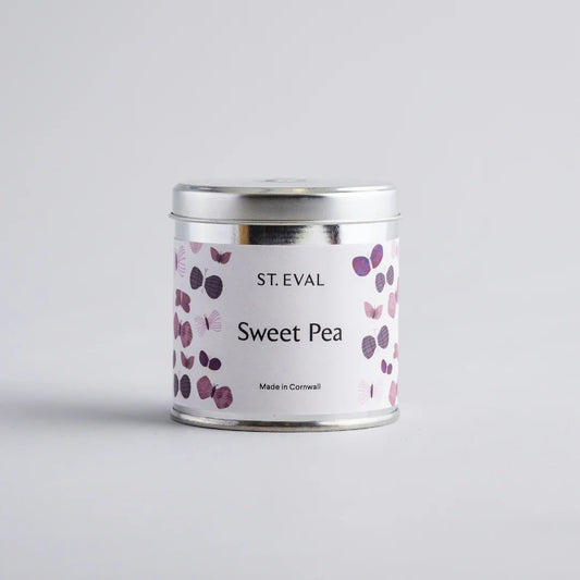 Sweet Pea Nature's Garden Scented Tin Candle