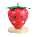 Strawberry Stacking Wooden Ring