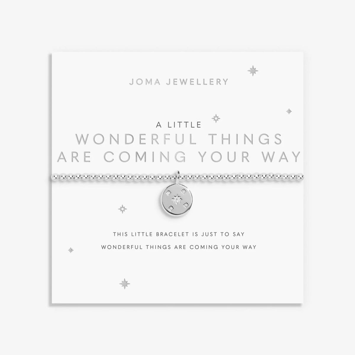 A Little 'Wonderful Things Are Coming Your Way' Bracelet