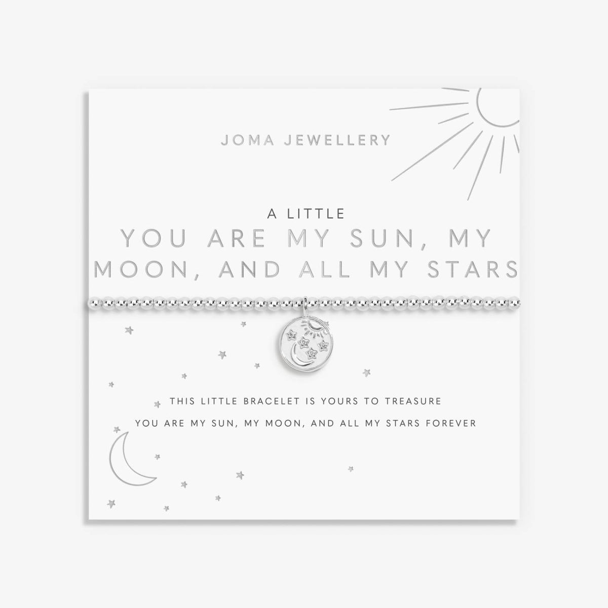 A Little 'You Are My Sun, My Moon, and All My Stars' Bracelet