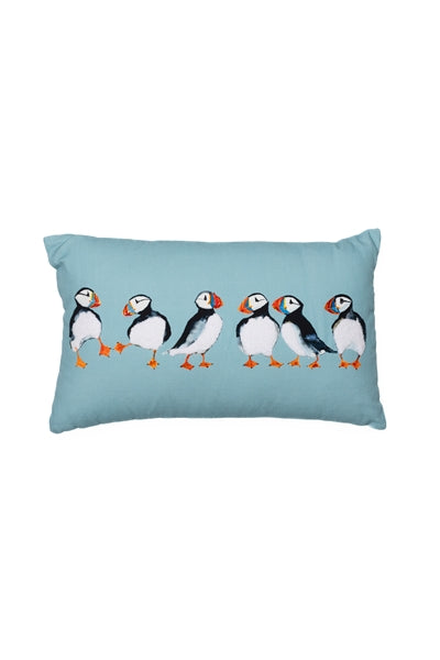 Puffin Parade Cushion