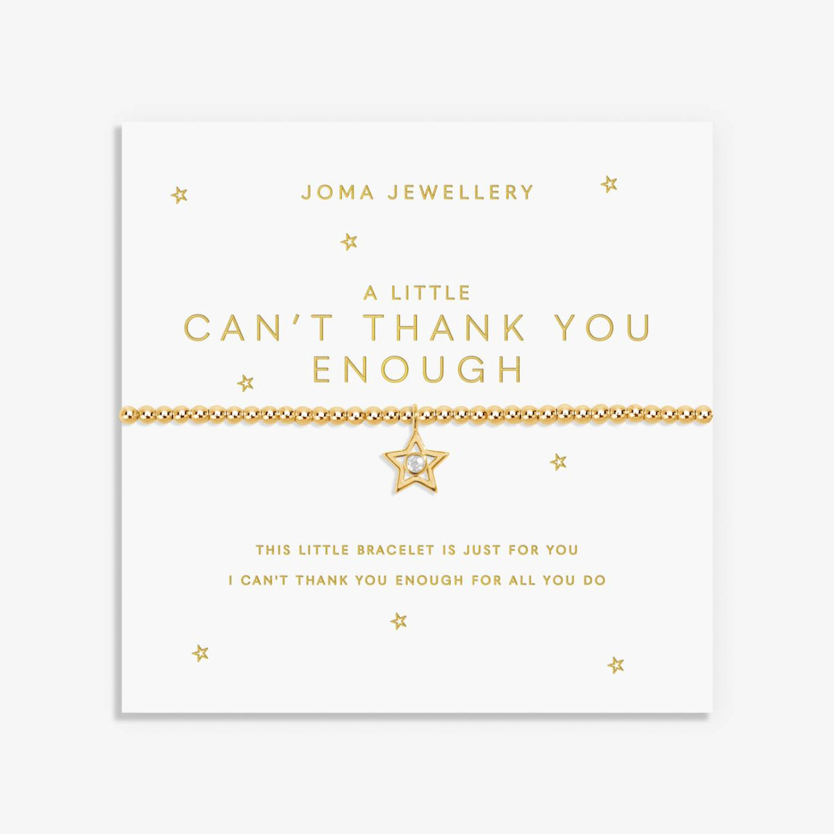 A Little 'Can't Thank You Enough' Bracelet