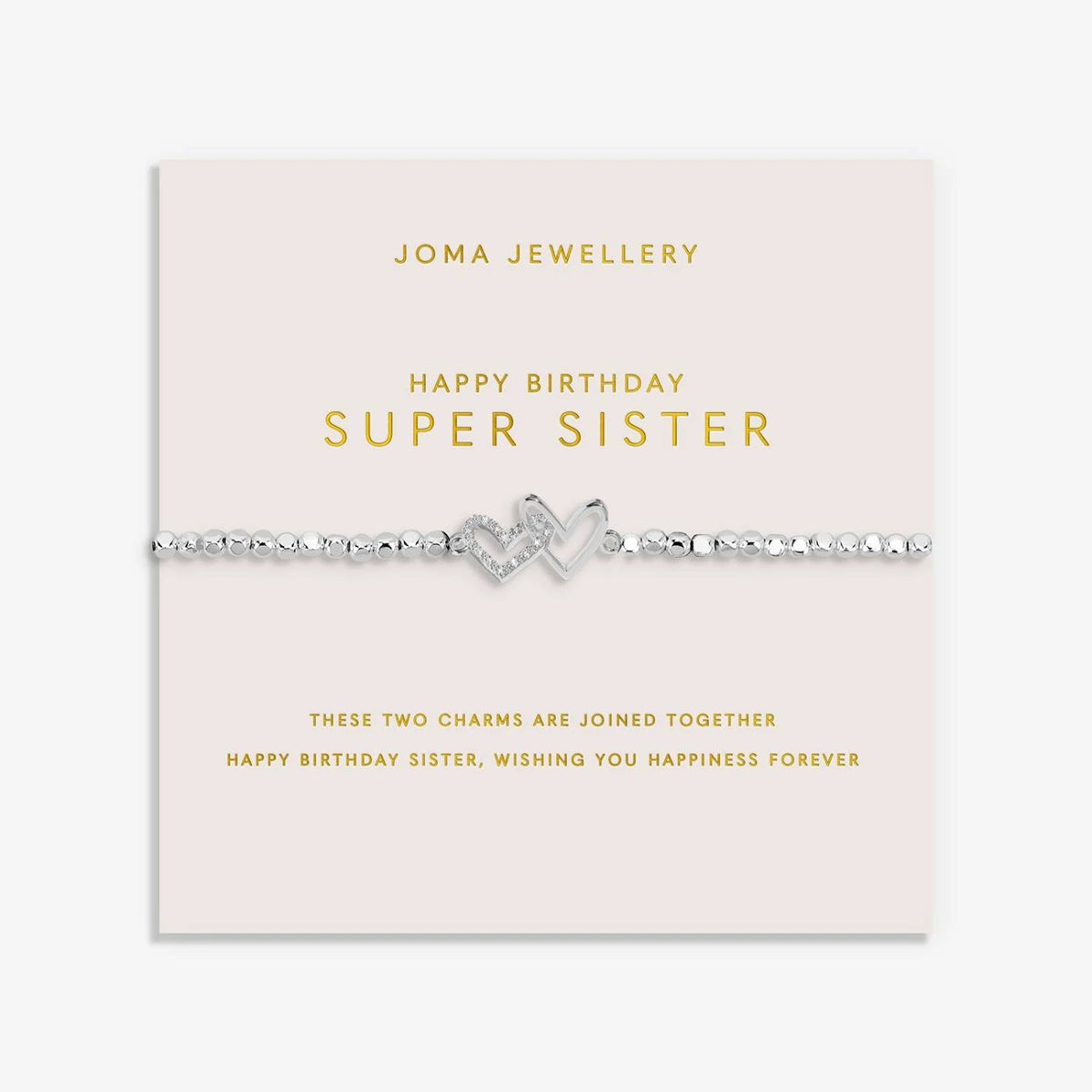 Forever Yours 'Happy Birthday Super Sister' Bracelet