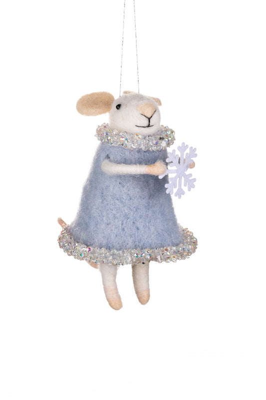 Ice Blue Snow Mouse