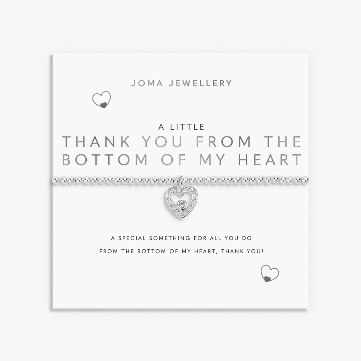 A Little 'Thank You From The Bottom Of My Heart' Bracelet