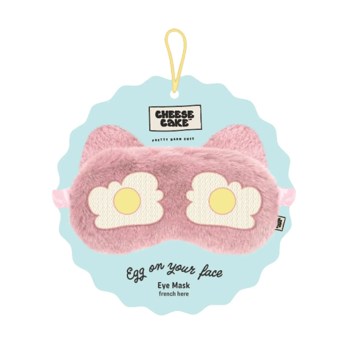 Egg On Your Face Fuzzy Eye Sleep Mask