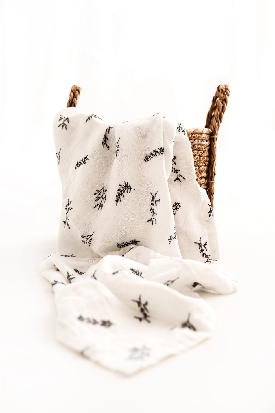 Little Leaves Muslin Blanket