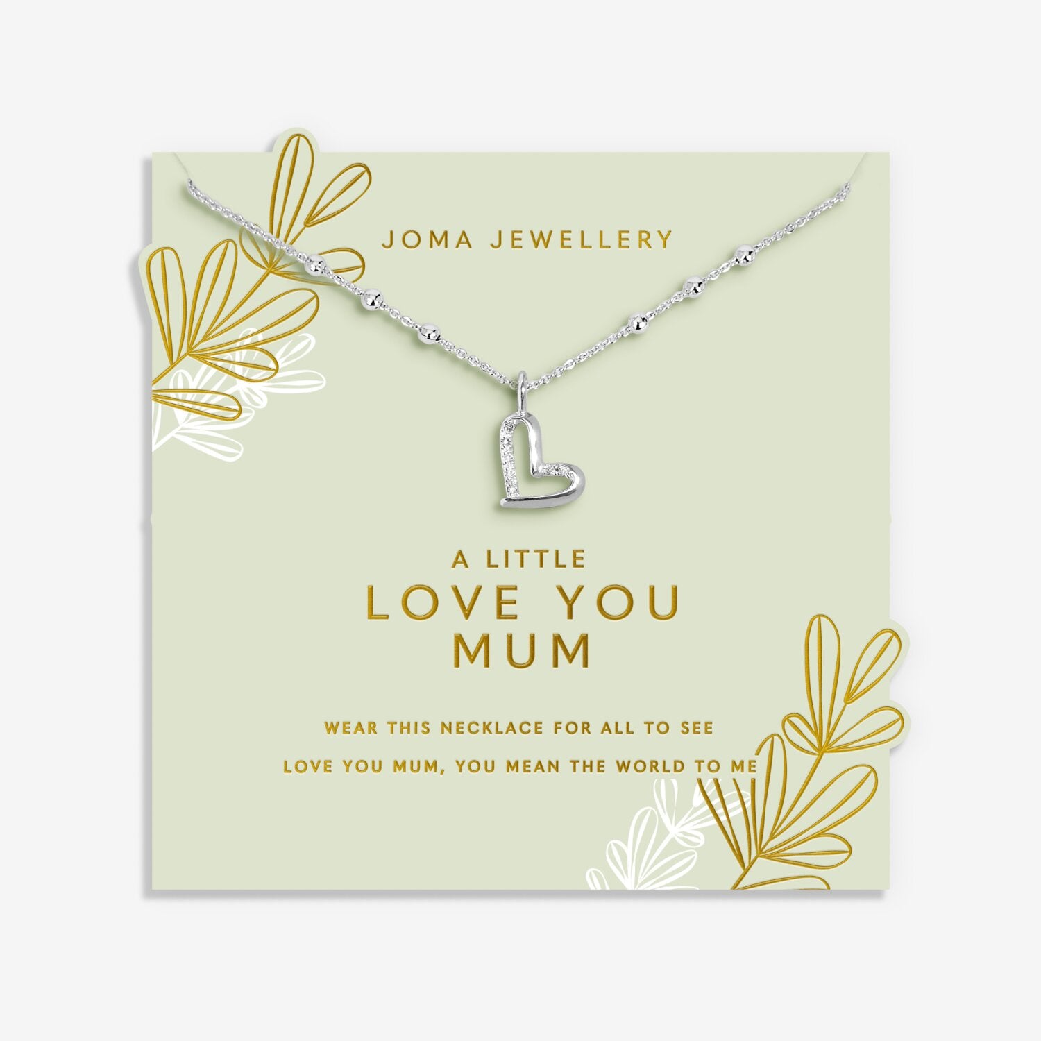 Mother's Day A Little 'Love You Mum' Necklace