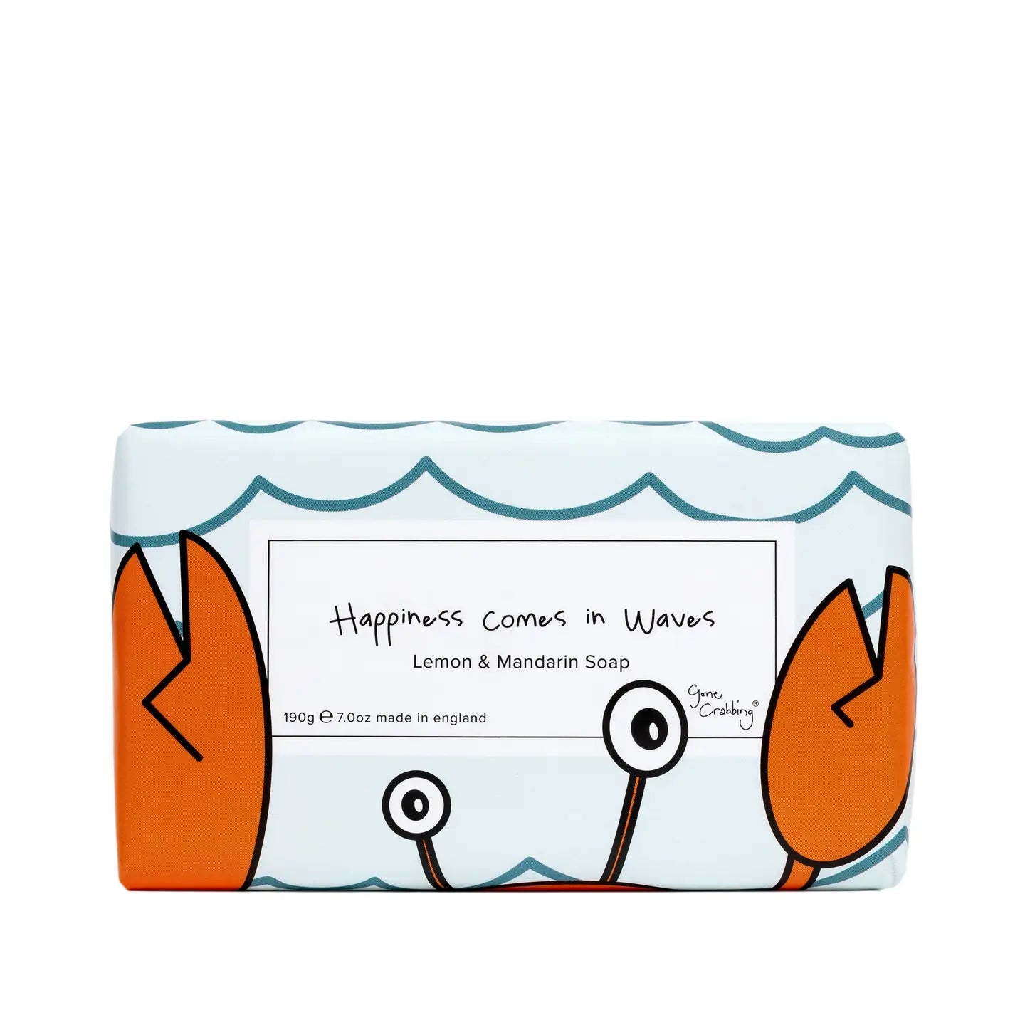 Happiness comes in waves lemon and mandarin soap