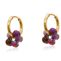 Sonya Petite Resin Huggies Earrings
