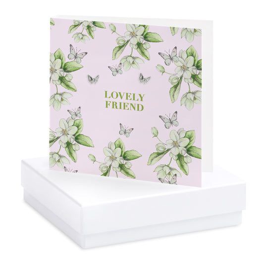 Bright Blooms Lovely Friend Boxed Card with Jewellery