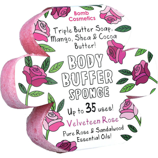 Velveteen Rose Body Buffer Sponge