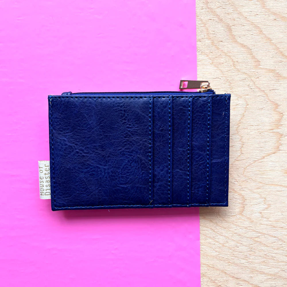 Animal Print Navy Spot Purse