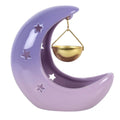 Purple Pastel Crescent Moon Hanging Oil Burner