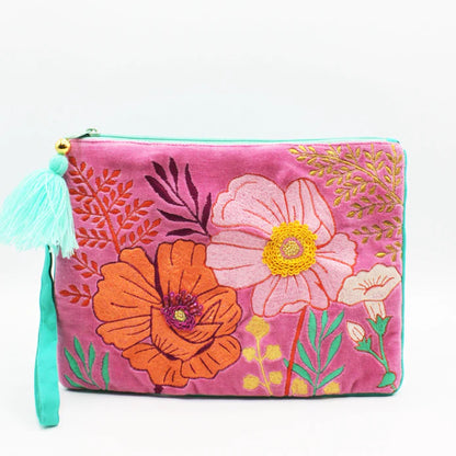 Posy Hot Pink Clutch Bag