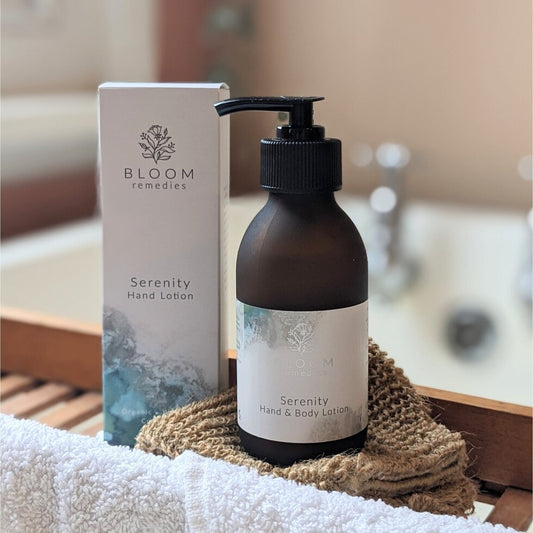 Serenity Organic Lotion - 150ml Glass (boxed)