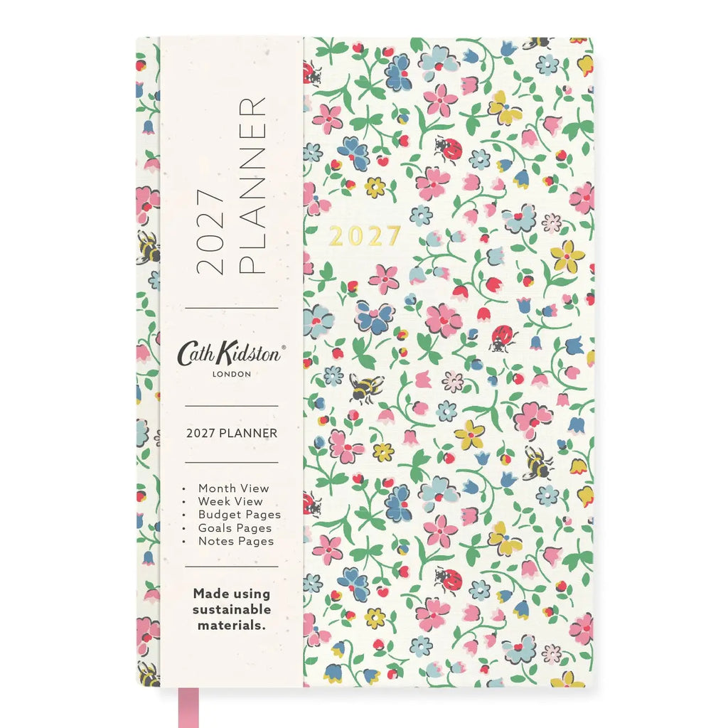2027 Bee and Flowers Diary (A6)