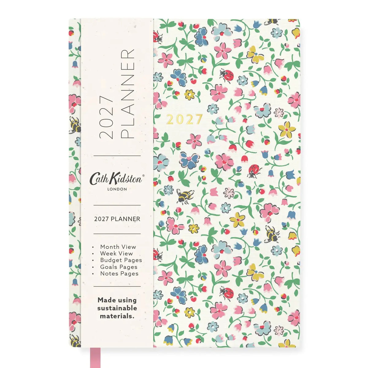 2027 Bee and Flowers Diary (A6)