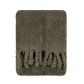 Harlan Borg Sherpa Tasselled Throw Olive