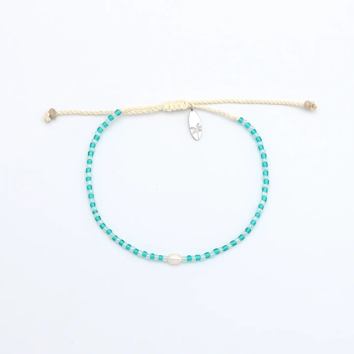 Mutiara Dainty Beaded Anklet, Adjustable Colourful Anklet