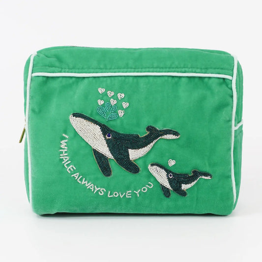I Whale Always Love You Make Up Bag