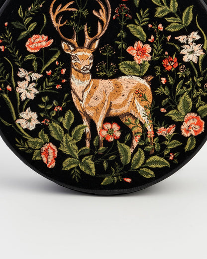 Fable Aurora Embroidered Circle Bag