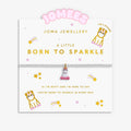 Kids' A Little Jomees 'Born To Sparkle' Bracelet In Silver and Gold Plating