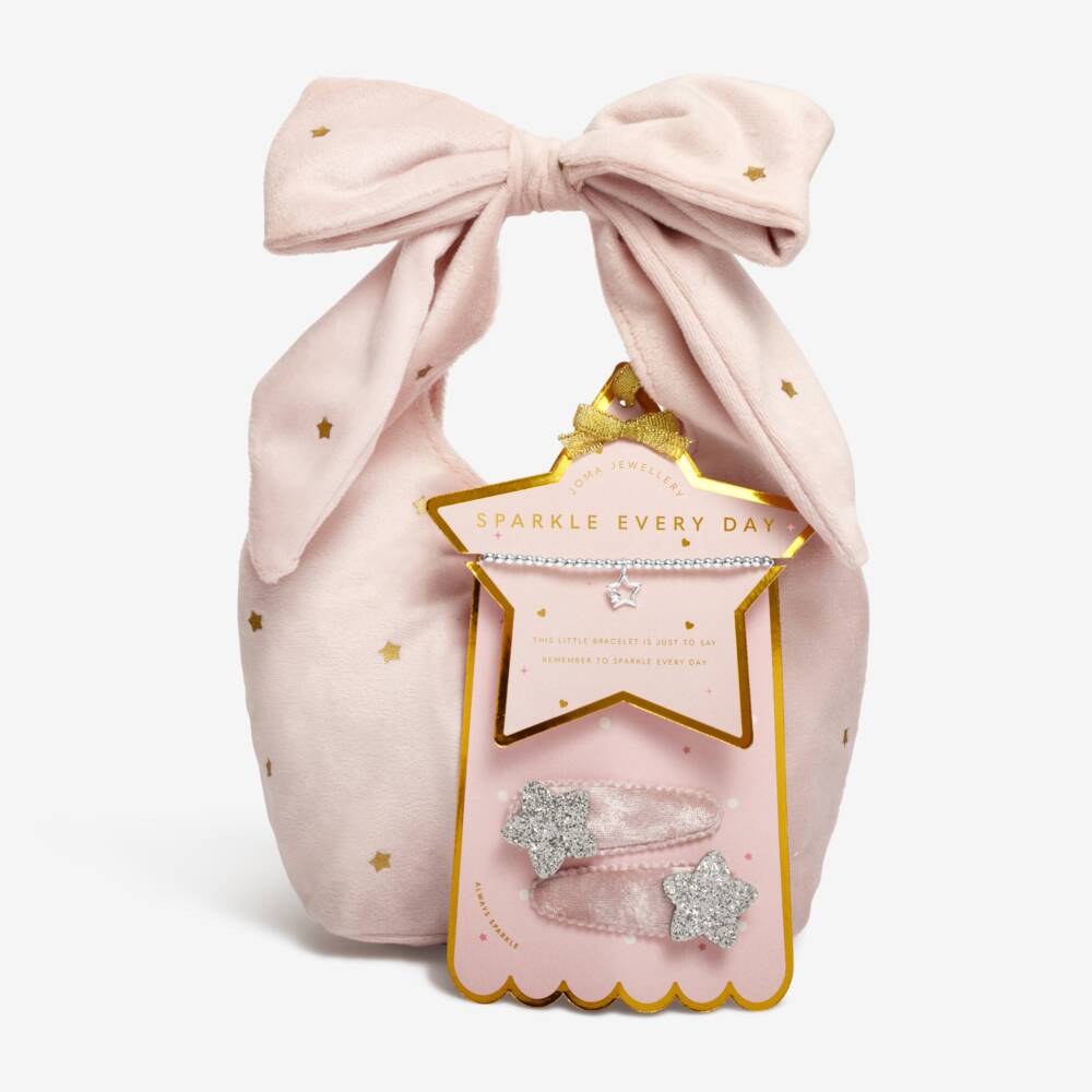 Kids' Bow Bag and A Little 'Sparkle Every Day' Bracelet Gift Set