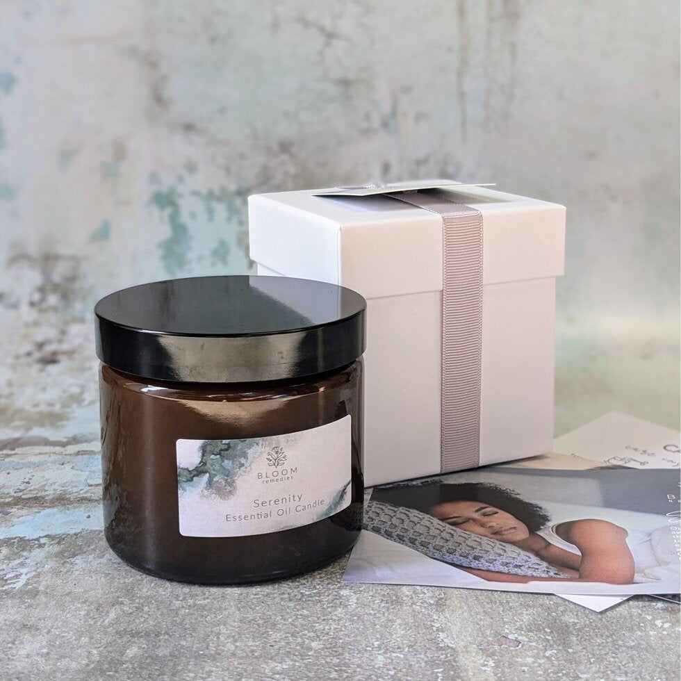 Serenity Essential Oil Aromatherapy Candle
