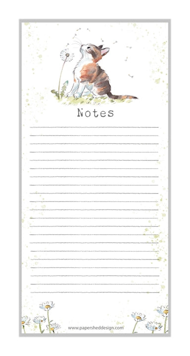 Magnetic Notepad Kitten Notes