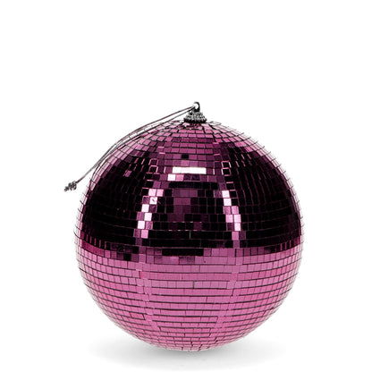 Hanging Disco Ball (15cm) - Pink
