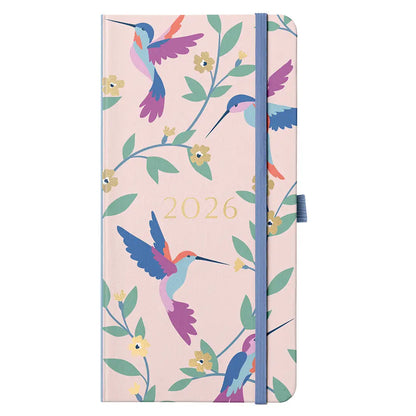 2026 Slim Diary, Weekly Pocket Planner | Birds | Busy B