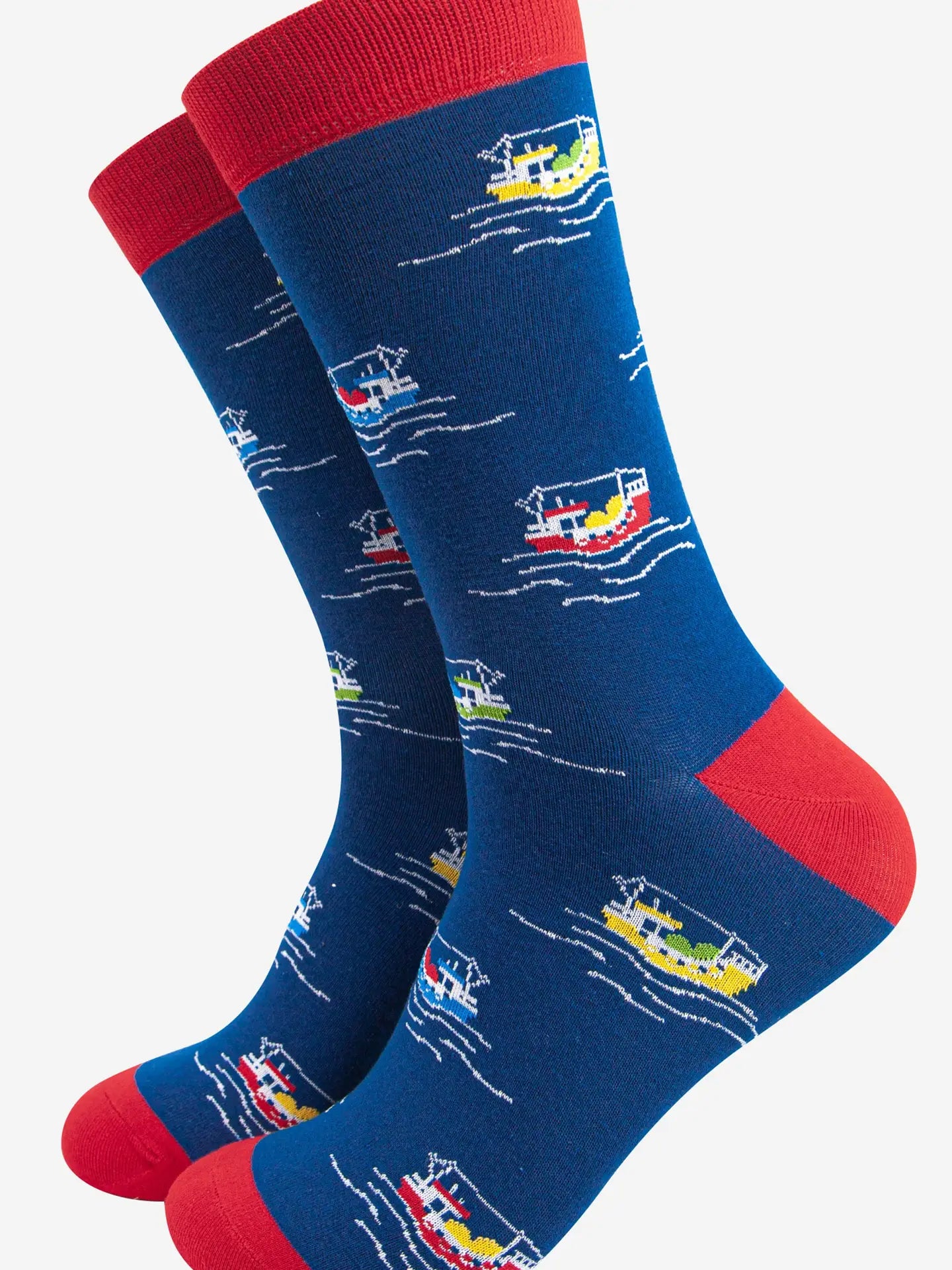 Men's Fishing Boat Bamboo Socks