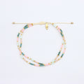 Golden Hour Colourful Beaded Anklet Collection, Surf Jewelry