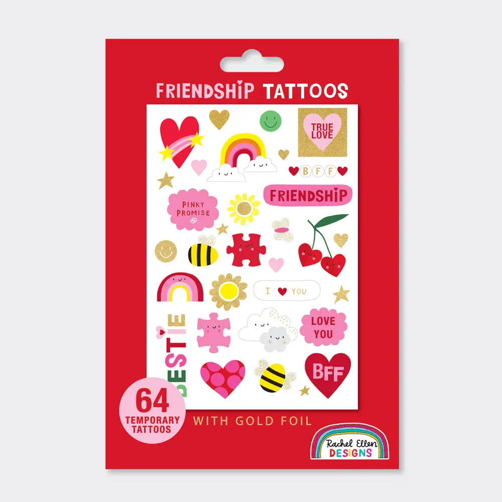 Children’s Friendship Temporary Tattoos