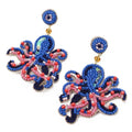 Octopus Beaded Earrings