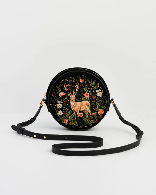 Fable Aurora Embroidered Circle Bag