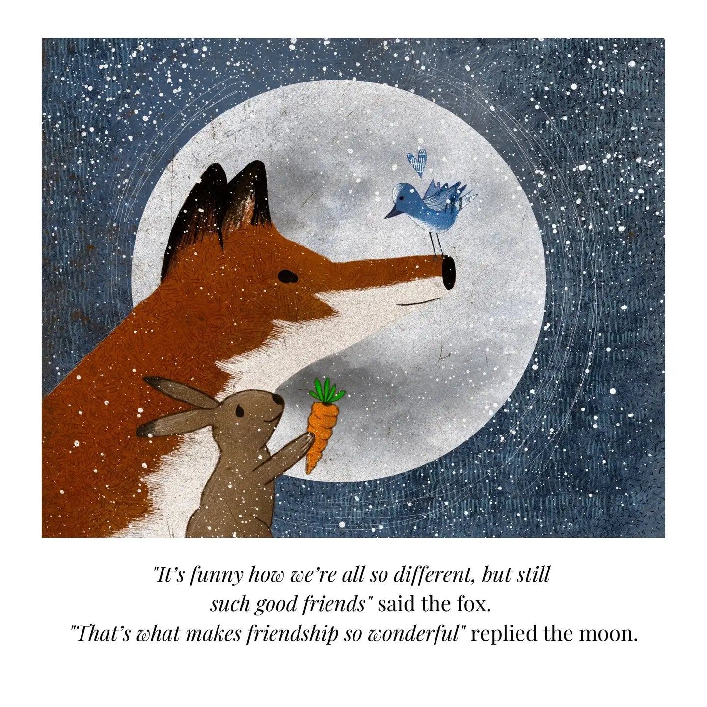 Fox Under The Moon Book