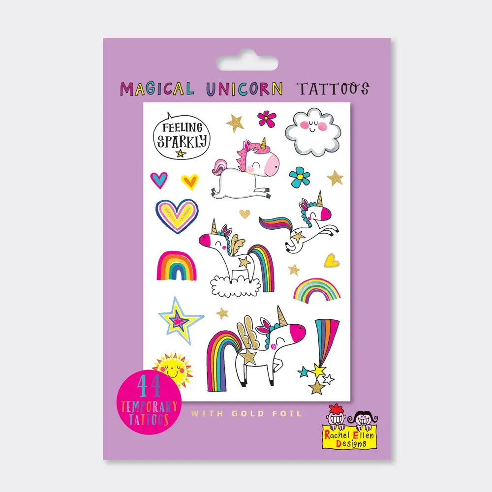 Children’s Magical Unicorn Temporary Tattoos