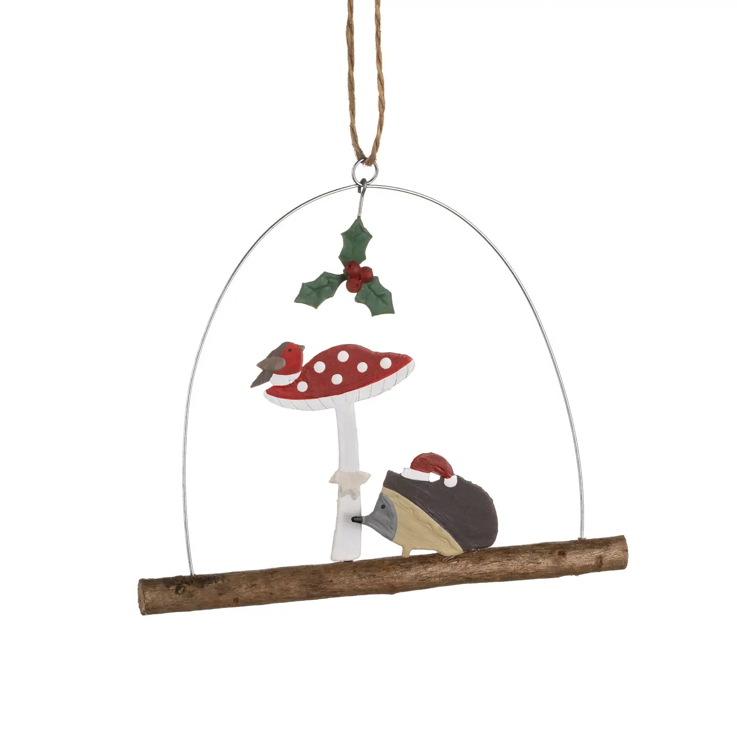 Hedgehog Under Toadstool Hanging