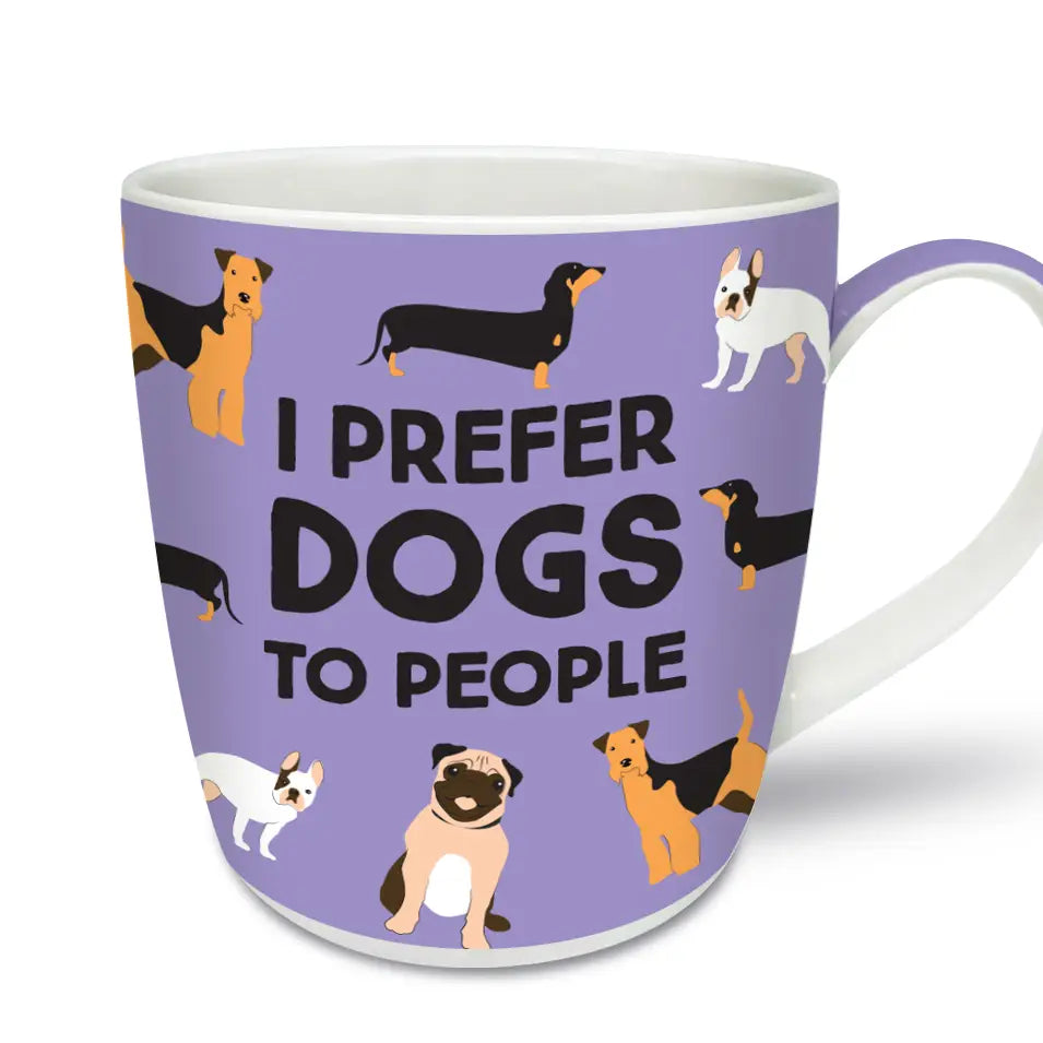 I Prefer Dogs mug