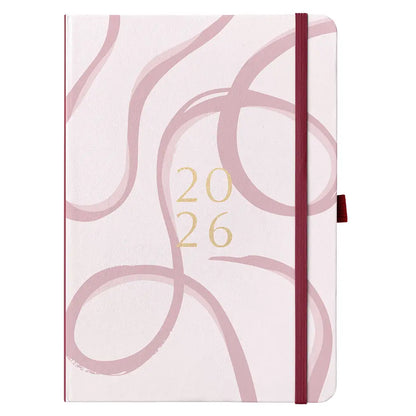 2026 A5 Diary Day-A-Page Planner | Pink Ribbon | Busy B